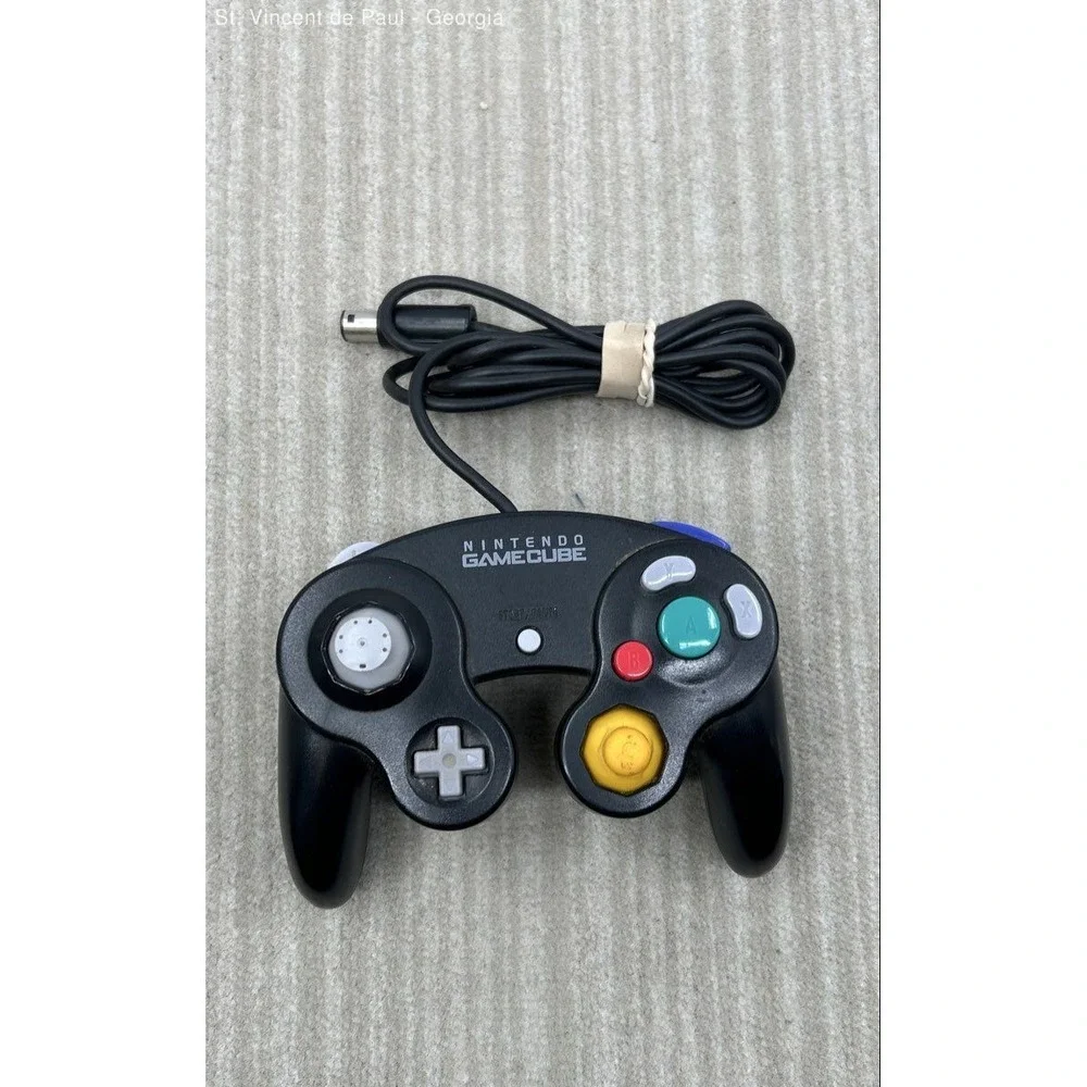 Nintendo GameCube Controller - Black | OEM | Tight Joysticks Tested Working Look